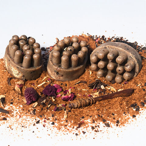 Coffee & Chocolate Loofah Massage Soap Bar