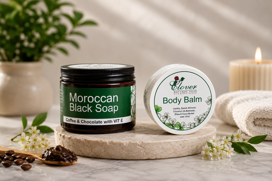 Body Balm + Moroccan Black Soap