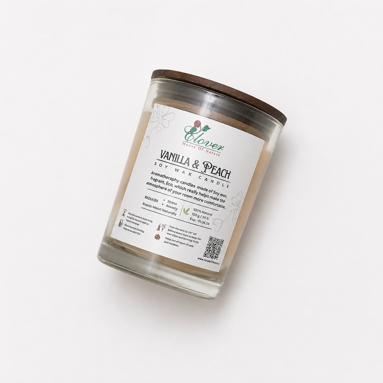 Vanilla peach Candles