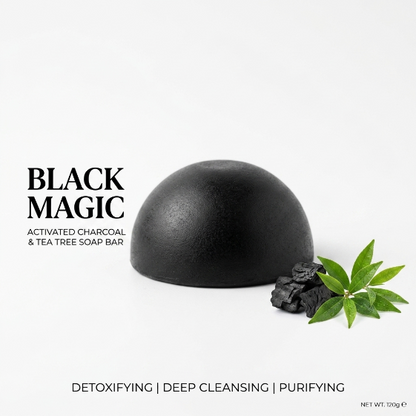 Black Magic (Activated charcoal, Tea tree)
