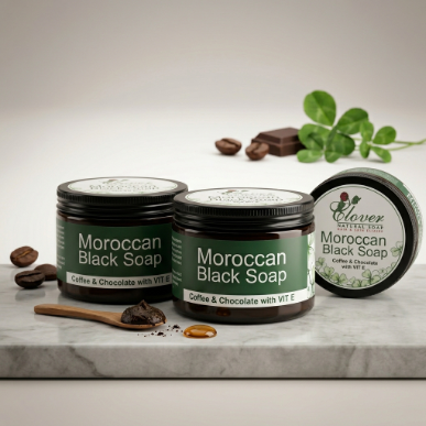 Moroccan Black Soap  ( Coffee & Chocolate)